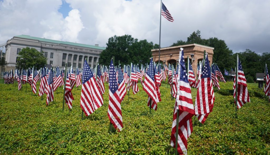 flags of freedom event header