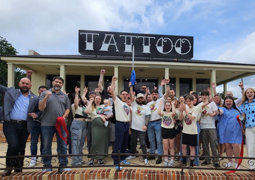 Twin City Tattoo Ribbon Cutting